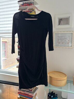 Vintage Express Ruched Tee Shirt Dress